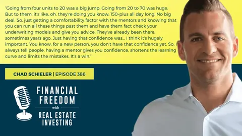 Podcast episode cover featuring Chad Schieler